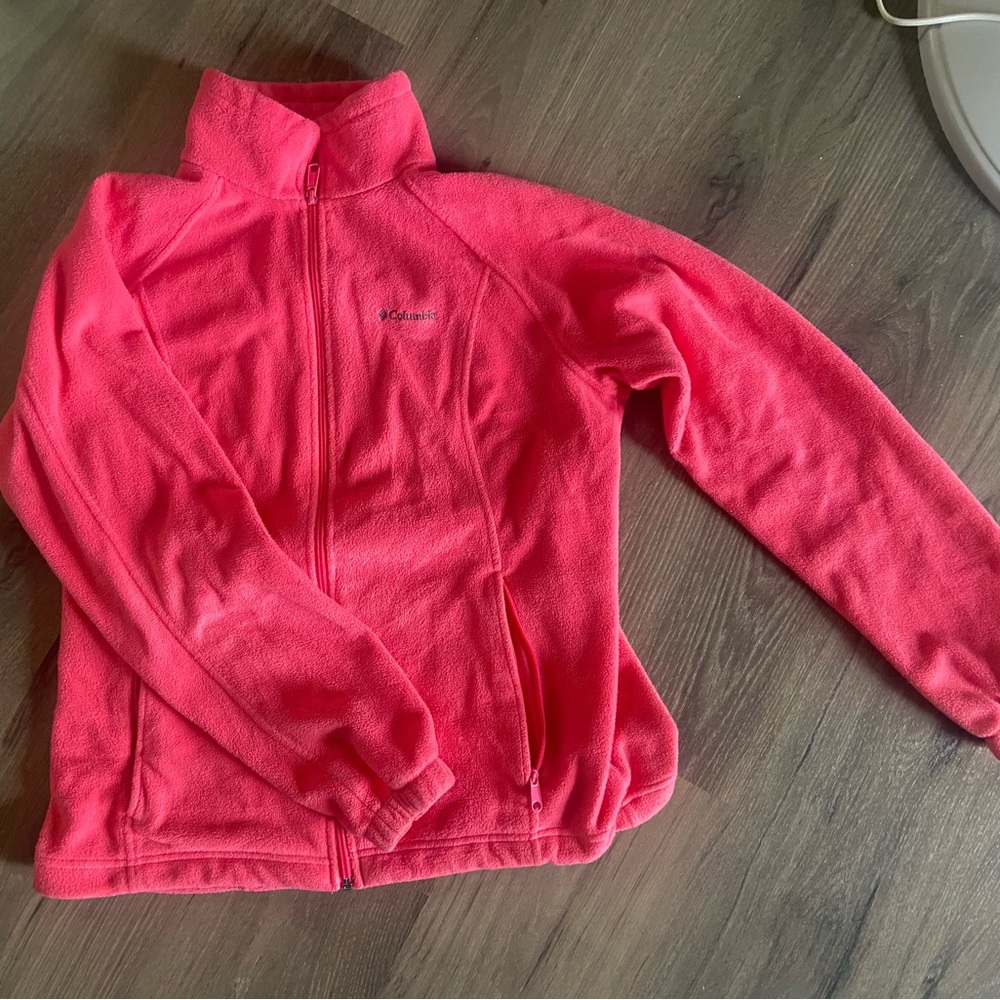 Columbia Vibrant Pink Fleece Jacket